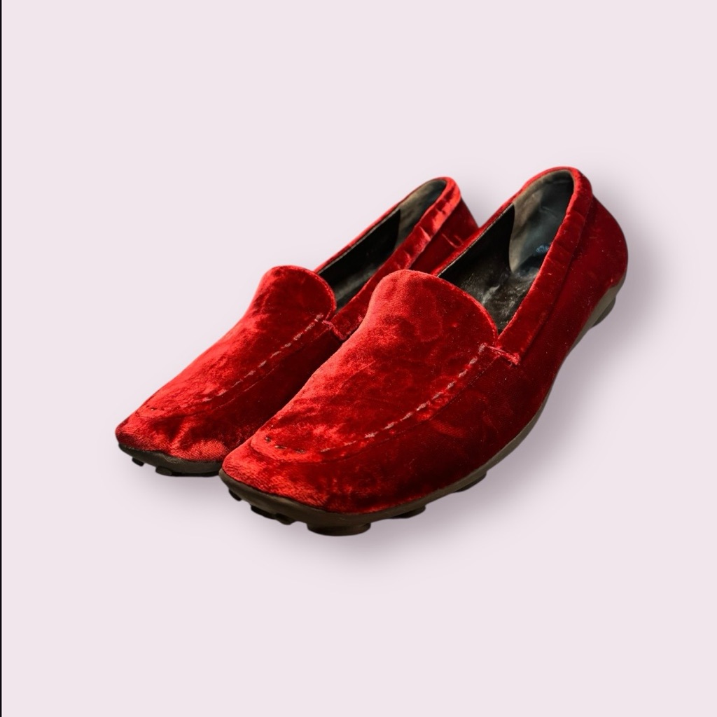 Prada Velvet Loafers Women's Size 7.5
